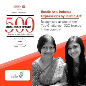 Rustic Art is a Top Challenger D2C Brand in India by YourStory