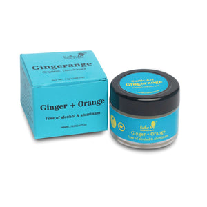Gingerange Organic Deodorant Balm with Vitamin E (12g)
