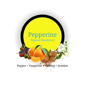 Pepperine Organic Deodorant Balm with Vitamin E (12g)