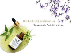 Neem Basil Facial Serum | Vitamin C & Bakuchiol