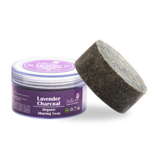Lavender Charcoal Shaving Soap (50gm)