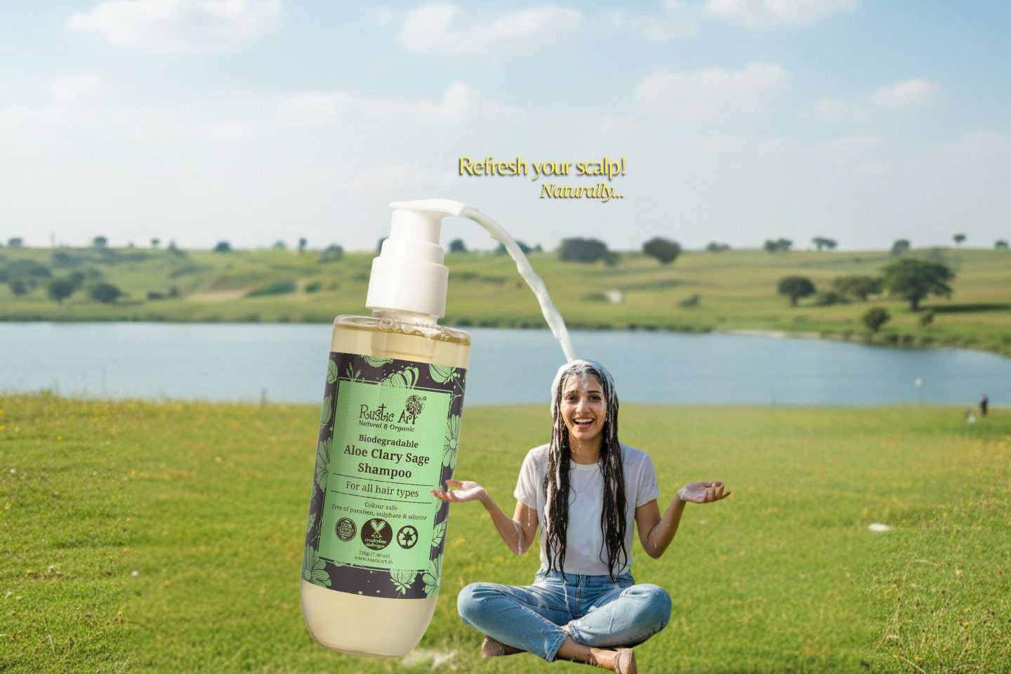 aloe clary sage shampoo for balanced scalp
