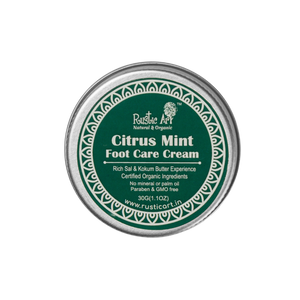 Citrus Mint Foot Care Cream (30gm) | Organic, Vegan