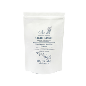 Clean Basket Machine Dish Washer Powder (800 gm) | Organic, Vegan