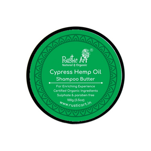 Cypress Hemp Oil Shampoo Butter (100gm) | Organic, Vegan