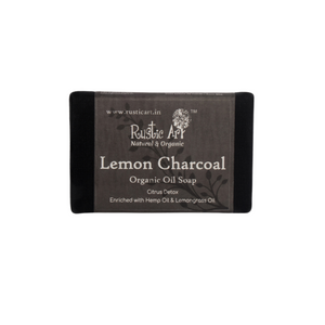 Lemon Charcoal Soap (100gm) | Organic, Vegan
