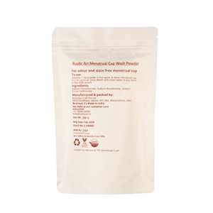Natural Menstrual Cup Wash Powder (250gm) | Organic, Vegan