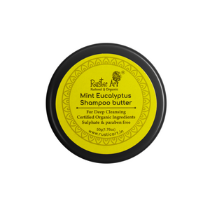 Mint Eucalyptus Shampoo Butter Mini  (50gm) | Organic, Vegan