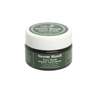 Neem Basil Face Wash Concentrate (50gm) | Organic, Vegan