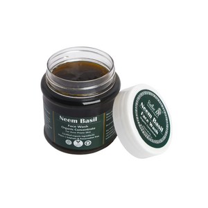 Neem Basil Face Wash Concentrate (125gm) | Organic, Vegan