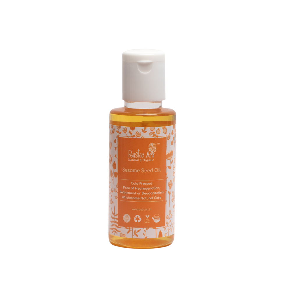 Organic Sesame Seed Oil Rustic Art