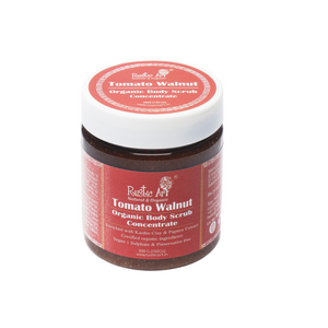 Tomato Walnut Body Scrub Concentrate (200gm) | Organic, Vegan