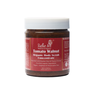 Tomato Walnut Body Scrub Concentrate (200gm) | Organic, Vegan
