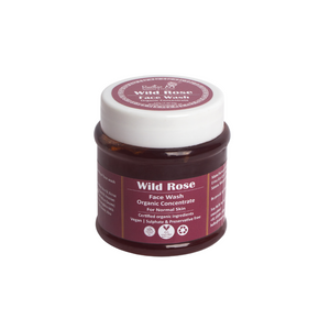 Wild Rose Face Wash Concentrate (125gm) | Organic, Vegan